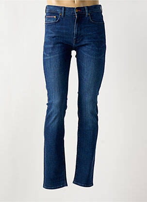 Jeans skinny stretch taille normale bleu TOMMY HILFIGER homme
