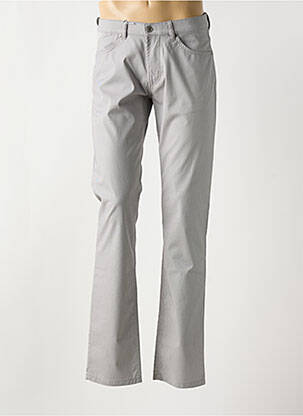 Jeans coupe slim gris BRUNO SAINT HILAIRE pour homme