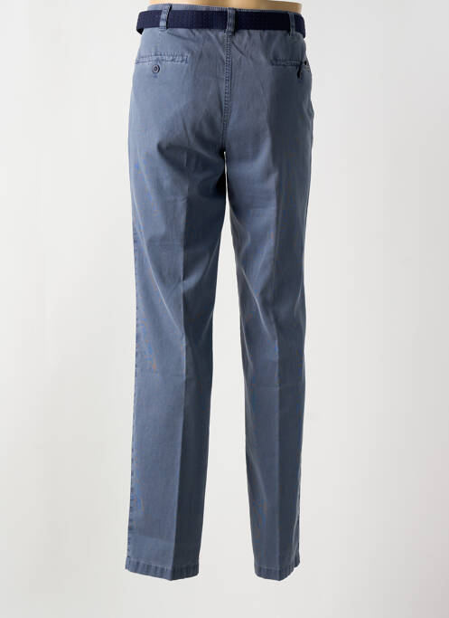 Pantalon chino tissage chiné bleu M.E.N.S homme