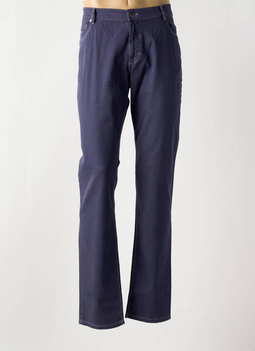 Jeans coupe slim bleu BRUNO SAINT HILAIRE pour homme