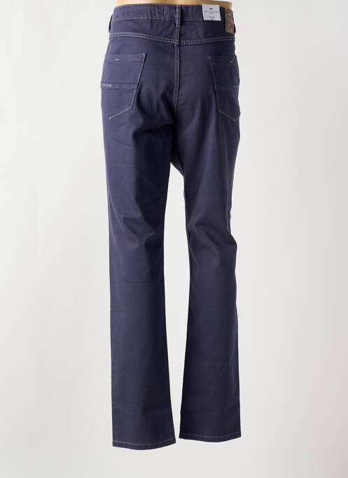 Jeans coupe slim bleu BRUNO SAINT HILAIRE pour homme