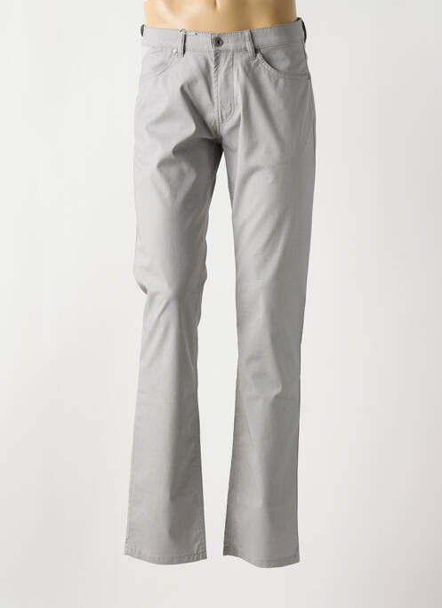 Jeans coupe slim gris BRUNO SAINT HILAIRE pour homme