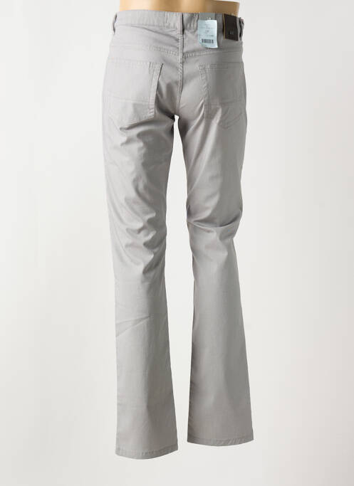 Jeans coupe slim gris BRUNO SAINT HILAIRE pour homme