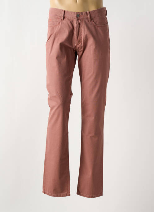 Jeans coupe slim orange BRUNO SAINT HILAIRE pour homme