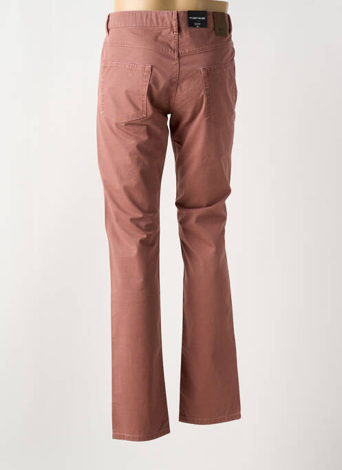 Jeans coupe slim orange BRUNO SAINT HILAIRE pour homme