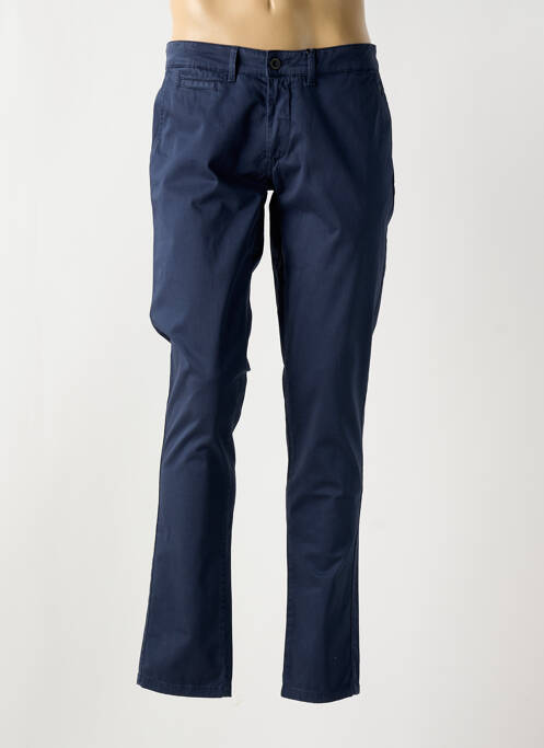 Pantalon chino bleu DELAHAYE pour homme