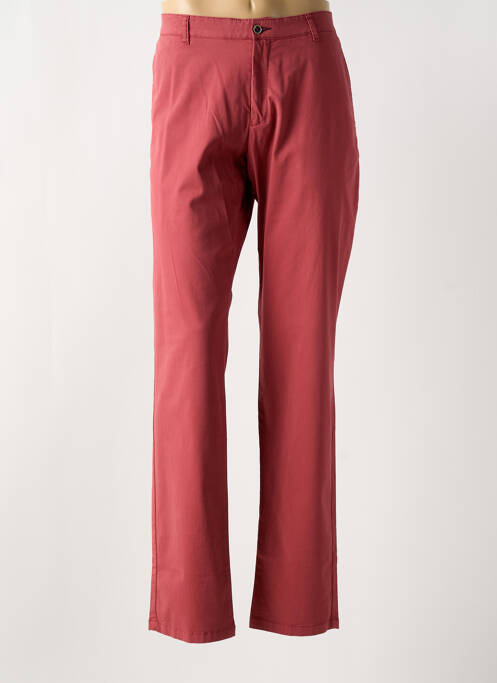 Pantalon chino rose BRUNO SAINT HILAIRE pour homme