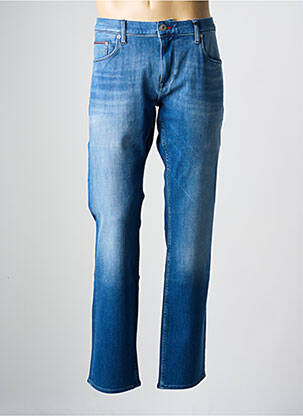 Jeans coupe droite stretch taille normale bleu TOMMY HILFIGER homme