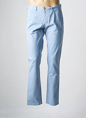 Pantalon chino stretch taille normale bleu TOMMY HILFIGER homme