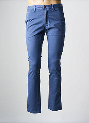 Pantalon chino stretch taille normale bleu TOMMY HILFIGER homme