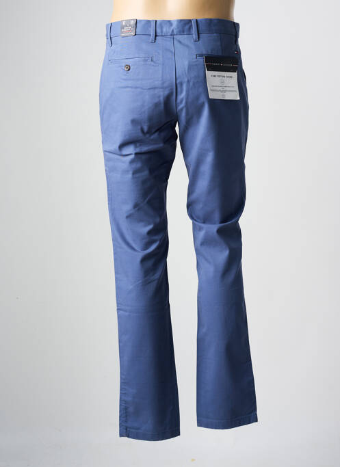 Pantalon chino stretch taille normale bleu TOMMY HILFIGER homme