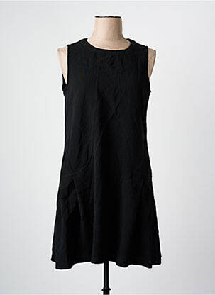 Robe courte sans manche sans manche noir ARELINE femme