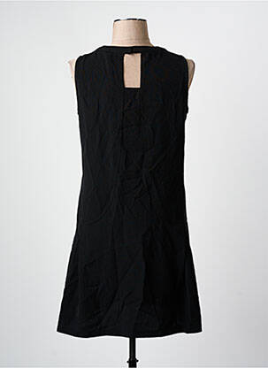 Robe courte sans manche sans manche noir ARELINE femme