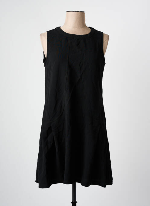 Robe courte sans manche sans manche noir ARELINE femme