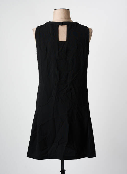 Robe courte sans manche sans manche noir ARELINE femme