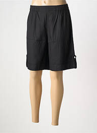 Bermuda taille élastique taille normale noir C. BY BEA femme