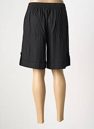 Bermuda taille élastique taille normale noir C. BY BEA femme