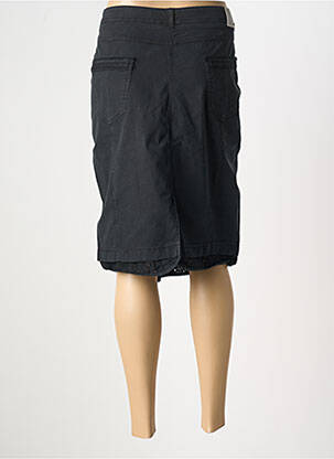 Jupe mi-longue coupe droite noir JOCAVI femme