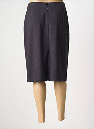 Jupe mi-longue taille haute gris PIER BÉ femme