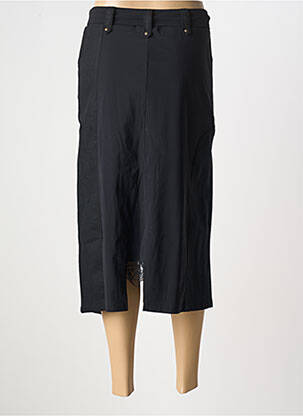 Jupe longue coupe asymétrique noir PAUSE CAFE femme