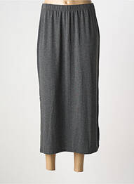 Jupe longue coupe droite gris YERSE femme