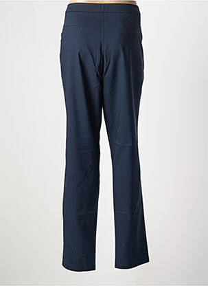 Pantalon chino tissage popeline taille normale bleu WALTRON femme