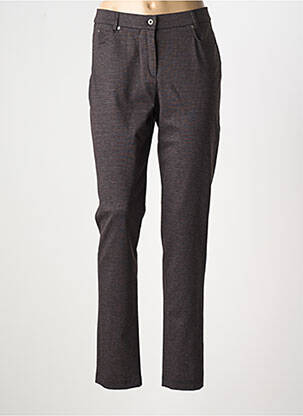 Pantalon slim stretch taille normale rouge GUY DUBOUIS femme