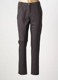 Pantalon slim stretch taille normale rouge GUY DUBOUIS femme