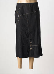 Jupe mi-longue noir PAUSE CAFE pour femme seconde vue