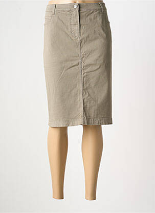 Jupe mi-longue vert BARBARA LEBEK pour femme