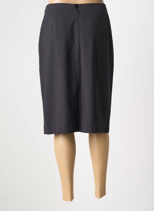 Jupe mi-longue taille haute gris PIER BÉ femme