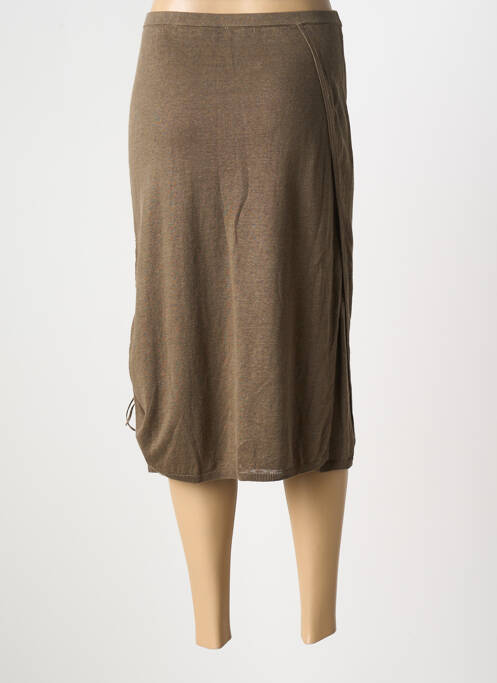 Jupe mi-longue taille normale vert ESCORPION femme
