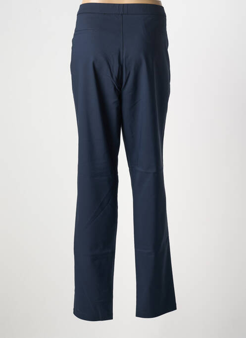 Pantalon chino tissage popeline taille normale bleu WALTRON femme