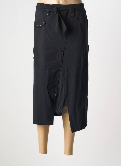Jupe longue noir PAUSE CAFE pour femme