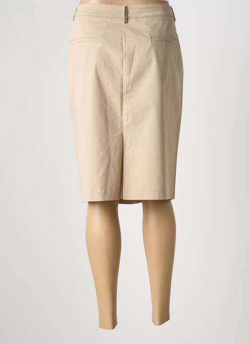 Jupe mi-longue beige JOCAVI pour femme