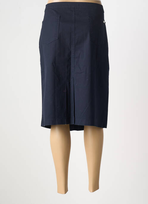 Jupe mi-longue bleu MAURICE ABOT pour femme