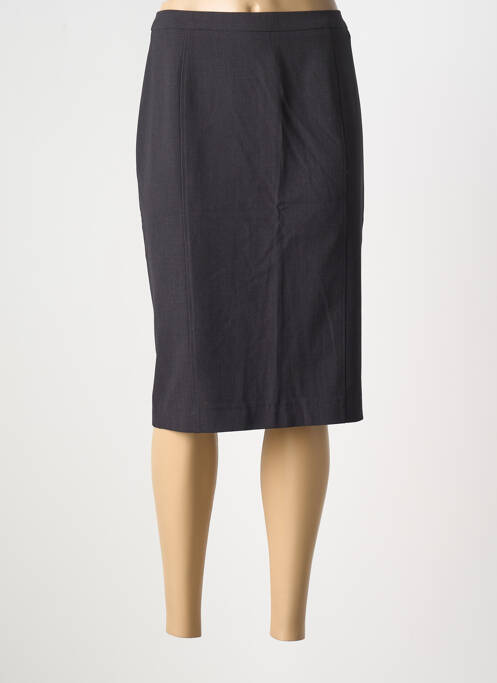 Jupe mi-longue gris PIER BÉ pour femme