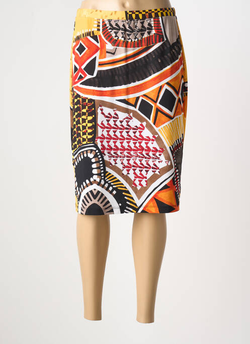 Jupe mi-longue jaune SAN FRANCISCO pour femme