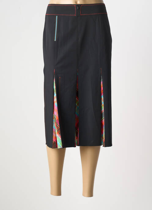 Jupe mi-longue noir PAUSE CAFE pour femme