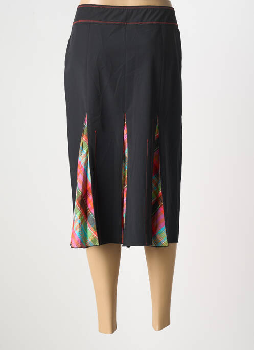 Jupe mi-longue noir PAUSE CAFE pour femme