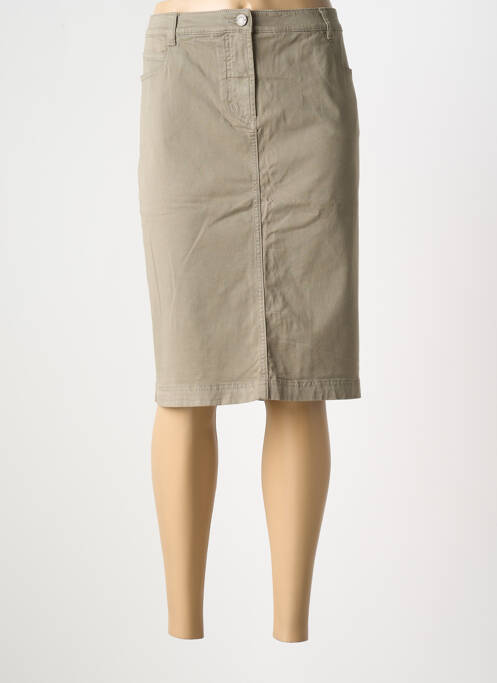 Jupe mi-longue vert BARBARA LEBEK pour femme