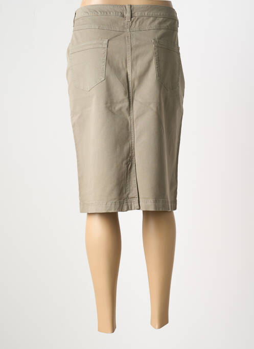 Jupe mi-longue vert BARBARA LEBEK pour femme