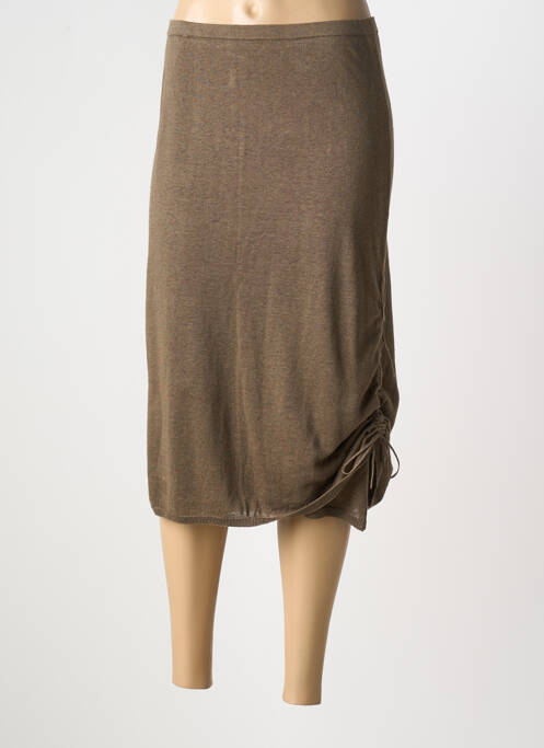 Jupe mi-longue vert ESCORPION pour femme