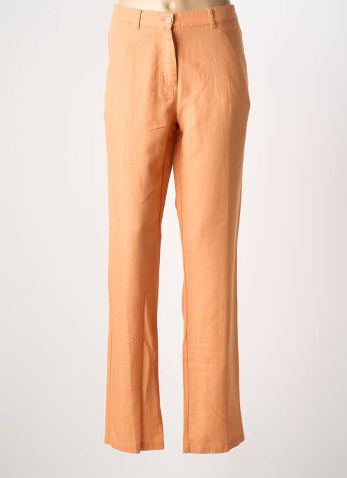 Pantalon chino orange LCDN pour femme