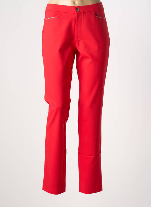 Pantalon chino rouge WALTRON pour femme