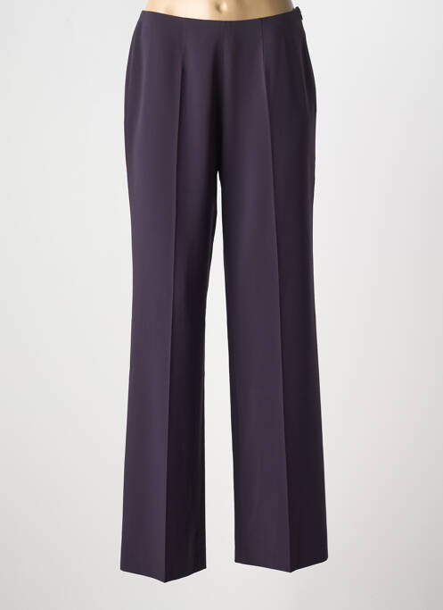 Pantalon droit violet TONI pour femme