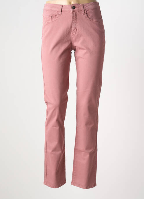 Pantalon slim rose GUY DUBOUIS pour femme