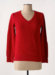 Pull stretch manches longues rouge X-MAX femme