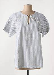 Blouse manches courtes manches courtes gris BATELA femme