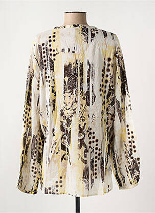 Blouse manches longues manches longues jaune OLSEN femme